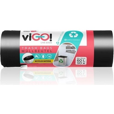viGO Sáčky 60L 24µm 10ks černé