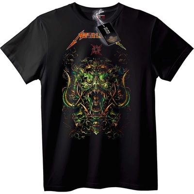 NOONEBRAND Тениска Metallica Skull Изкуство - S, Black