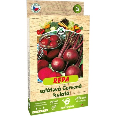 Pásek Řepa sal. Červená kulatá 5 m"