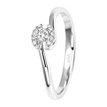 Bliss Дамски златен пръстен с диаманти Bliss 20066993 (20066993)