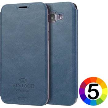Image 1 of Samsung Galaxy A8(2016) Mofi Vintage Кожен Калъф и Протектор