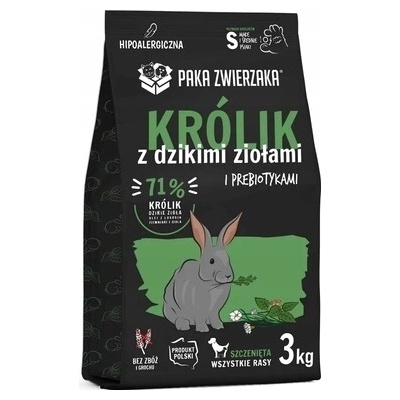 Paka Zwierzaka Suchý 7th Puppy Králik Divoké bylinky 3 kg
