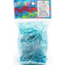 Rainbow Loom Gumičky Turquoise 600 kusov tyrkysové