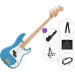 Squier Sonic Precision Bass MN Premium SET California Blue Електрическа бас китара