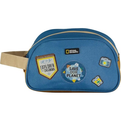 SAFTA Несесер Safta National Geographic Explorer wash bag - Blue (Blue / Brown)