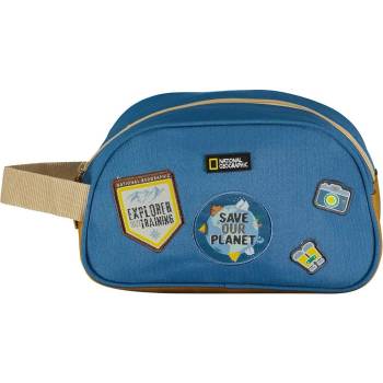SAFTA Несесер Safta National Geographic Explorer wash bag - Blue (Blue / Brown)