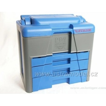 Kufr Lift Box multifunkční velký modro/šedý