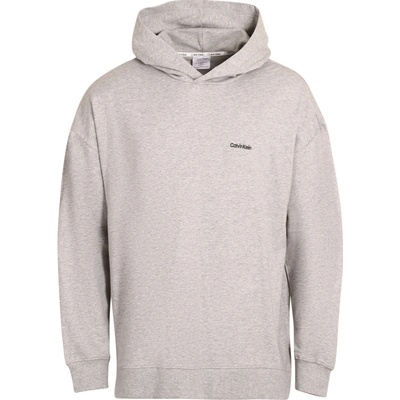 Calvin Klein Modern Cotton Lounge-l/s Hoodie sivá