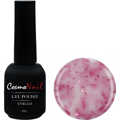COSMONAIL gel lak Milky Flakes 013 Famouse Pink 8 ml