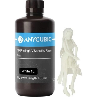 ANYCUBIC RESIN Bílý 1 Kg – Zboží Mobilmania