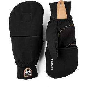 Hestra Ръкавици Hestra Windbreaker Pull Over Mitt Gloves - Black - размер 8 (EU) (202-8136-0113)