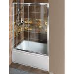 POLYSAN Deep - Плъзгащи се врати за душ 130x150 см, прозрачно стъкло MD1315 (MD1315)
