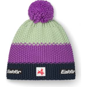 Eisbär Детска зимна шапка (beanie) Eisbär Kid's Star Pompon Mütze Ski Austria Beanie - Dark Cobalt / Frozen Twilight / Arctic Basil - размер 55 cm (904-6940-0111)