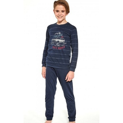 Pyžamo pro kluky Cornette auťák E modrá