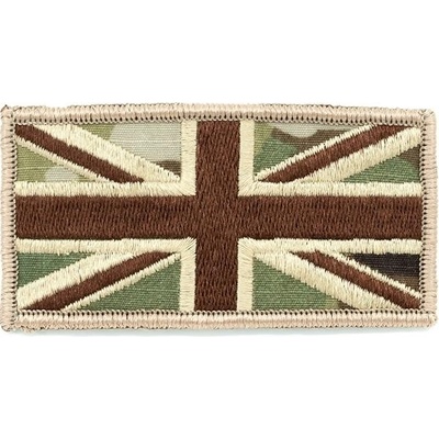 MILITARY RANGE Nášivka vlajka velká BRITÁNIE velcro MULTICAM