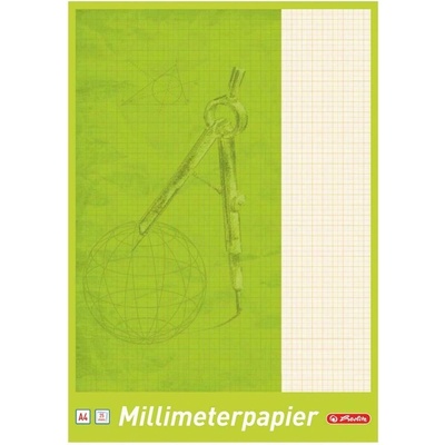 Milimetrový papier Herlitz A4 80g 25 listov