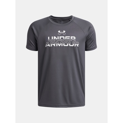 Under Armour UA Tech Split Wordmark SS Тениска за момчета Under Armour | Siv | Момчешки | 128/134