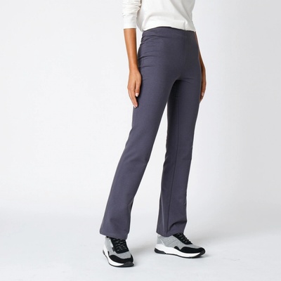 Blancheporte Hrejivé bootcut legíny z česaného moltonu antracitová