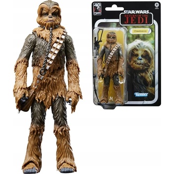 Figurine Star Wars Black Series Chewbacca 15 Cm - 40e Anniversaire Du Retour Du Jedi - Pour Collectionneurs
