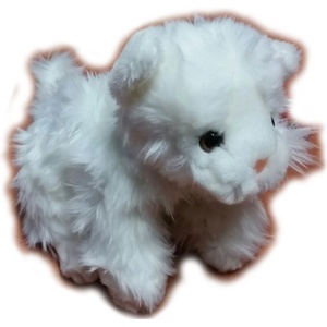  Детска плюшена играчка Коте бяло