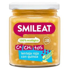 Smileat гарнитура киноа с червена леща и зеленчуци с екстра върджин зехтин, 10М+, БИО, 230 гр