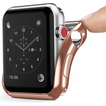 Apple Силиконов калъф кейс DUX DUCIS за Apple Watch series 2 / 3 42 mm , Champagne Gold