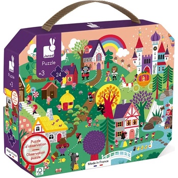 Image 1 of Janod Детски пъзел за наблюдателсност Janod - Приказки, 24 части (J02646)