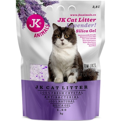 JK ANIMALS Litter Silica gel lavender 1,6 kg/3,8 l