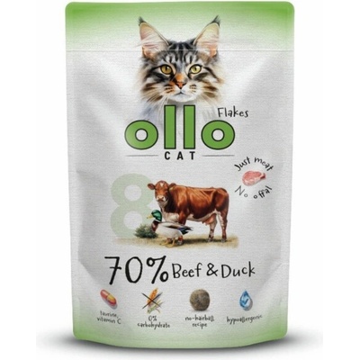 OLLO Cat No. 8 Beef and duck 85 g