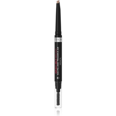 L'Oréal Infaillible 24h Filling Triangular Pencil прецизен молив за вежди водоустойчив цвят 06 Dark Blonde 1ml
