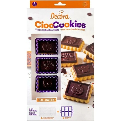 Decora Plastové vykrajovátko CiocCookies na halloweenské pečivo (6 ks)