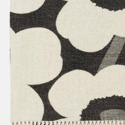 Vlněná deka Unikko černobílá Marimekko 130x180