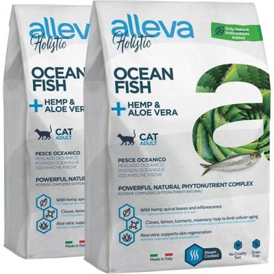 ALLEVA HOLISTIC Възрастна Котка Океанска Риба 2 x 10 кг