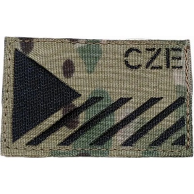 AS-Tex Nášivka Laser Cut Česká vlajka 8x5cm (CZE) - Multicam + Doprava zdarma – Zboží Dáma