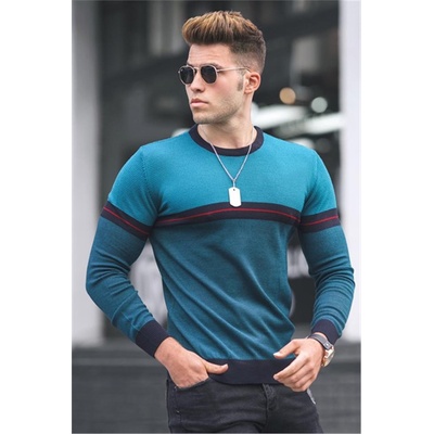 Madmext Мъжка блуза - синя 308513 (308513_Синьо)