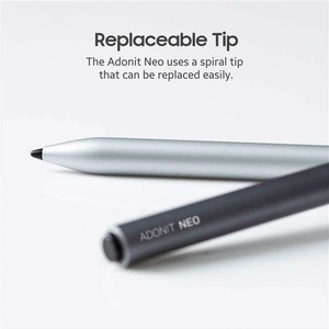 Adonit Алуминиева професионална писалка за iPad (модели след 2018 година) - Adonit Neo Stylus (тъмносив) (ADNEOG)