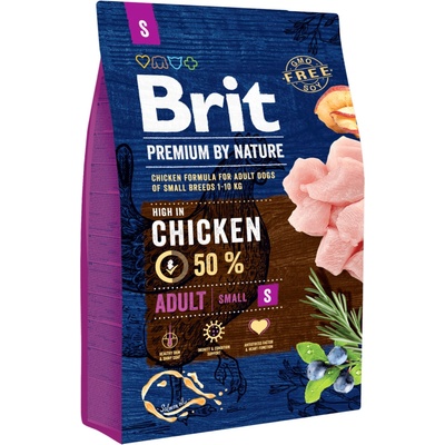 Brit Premium by Nature Adult kura S 3 kg