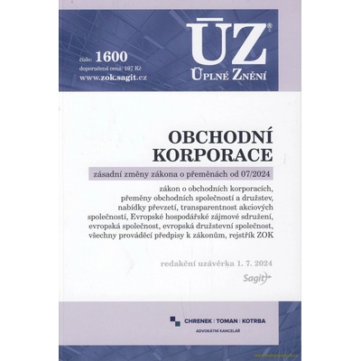 ÚZ 1600 Obchodní korporace