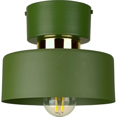 Keter Lighting Плафон IGNIA 1xE27/60W/230V зелен/златен (KE0191)