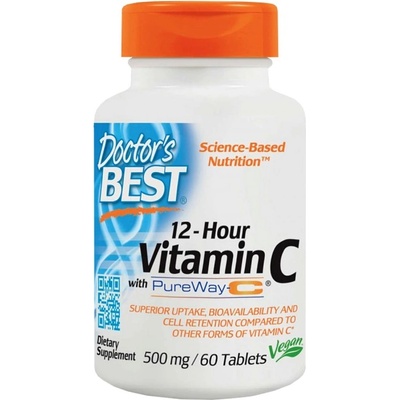 Doctor's Best Vitamin C 500 mg | High Absorption with PureWay-C [60 Таблетки]