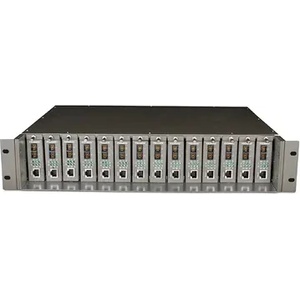 TP-Link Шаси за конвертори TP-Link MC1400, 14 слота, 1x PSU, 1x PSU клетка (MC1400)