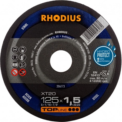 Rhodius Rezný kotúč 125 x 1,5 x 22,23 mm 206173