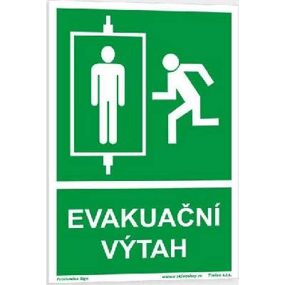 Traiva s.r.o Evakuační výtah Verze: Plast 100 x 150 mm tl. 0.5 mm - Kód: 09809