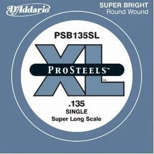 D'Addario PSB135SL Еденична струна за бас китара