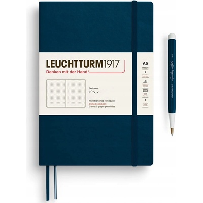 Leuchtturm1917 Zápisník Deep Sea Softcover A5 linkovaný – Zboží Živě