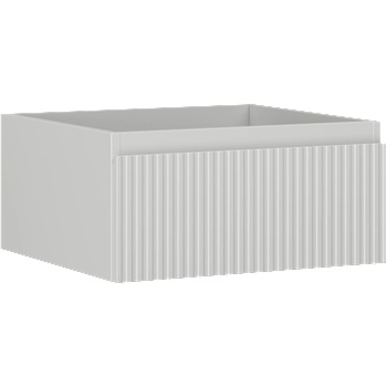 Mexen Rivel шкаф за баня под мивка 50 см, 1 чекмедже, релефна, сив мат - 91A20-05023-1-BF62 (91A20-05023-1-BF62)