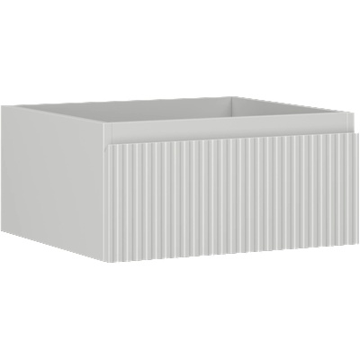 Mexen Rivel шкаф за баня под мивка 50 см, 1 чекмедже, релефна, сив мат - 91A20-05023-1-BF62 (91A20-05023-1-BF62)