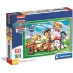 Clementoni -CLE puzzle 60 SuperKolor Peacock Petrol 26071