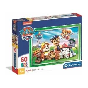 Clementoni -CLE puzzle 60 SuperKolor Peacock Petrol 26071