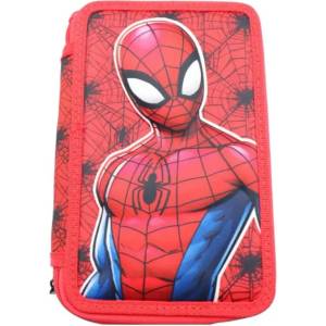 Fila Несесер с пълнеж FILA Spiderman, 43 бр. средства Giotto и Lyra, 3 ципа, 20х6х12 см